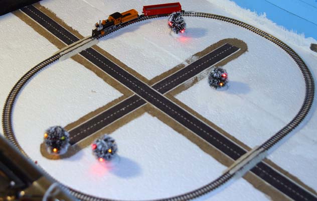 Cleaning the track